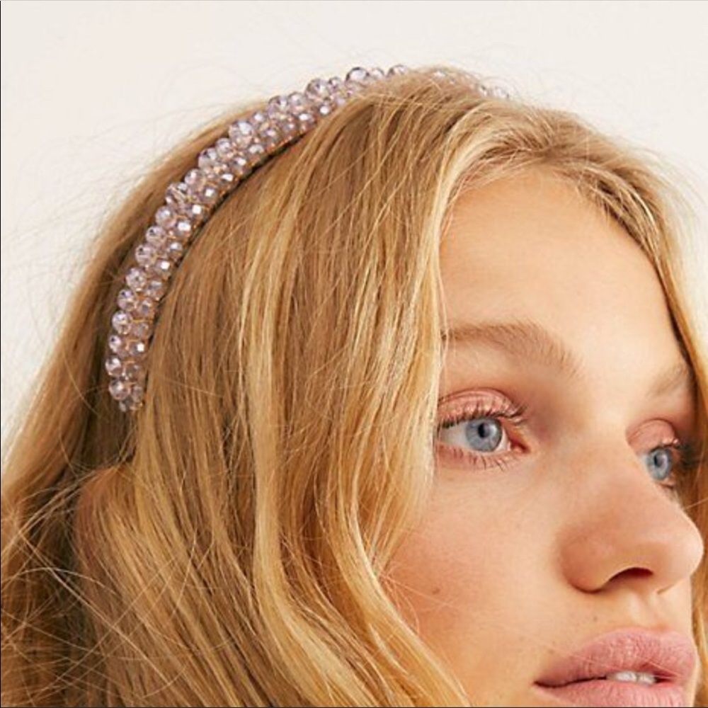 Free people pink stone gem headband NWT 🌟🌟